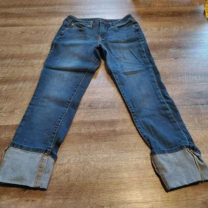 Jag Jeans Mid Rise Slim Ankle Dark Size 6